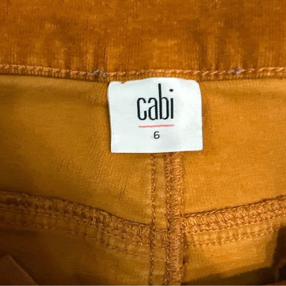 CAbi High Rise Tan Corduroy Jeans - Picture 3 of 5